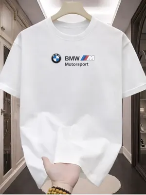 Футболки с надписью BMW Motorsport и логотипом