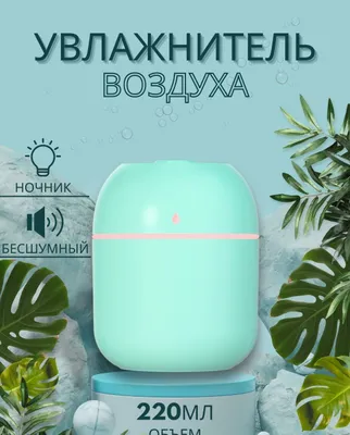 Портативный увлажнитель воздуха с подсветкой 220мл 1