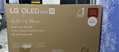 LG C6 OLED evo AI 55 дюймов, новая версия 2026 года, OLED55C6RLA, Индонезия (оригинал) 1