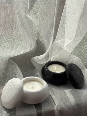 Ichida shamli mini shamdon. Qo‘lda ishlangan. 1