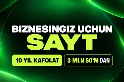 Sayt yasash / Internet Do'kon / 10 YIL KAFOLAT 1