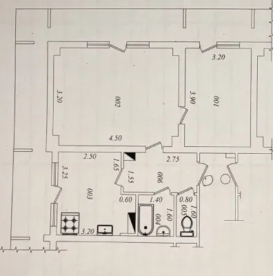 2 xonali kvartira, 50 m2, Yunusobod