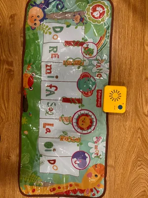 Музыкальный коврик fisher price. Бу