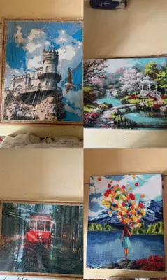 Raqamlar bo‘yicha yig‘ilgan olmosli kartina 1