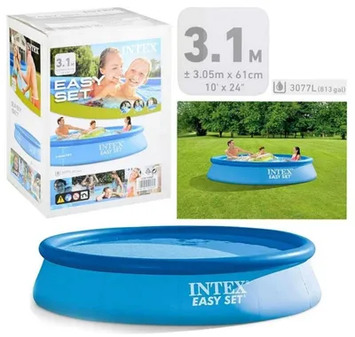 Бассейны Intex Easy Set: 886, 3853, 1942, 2419, 3853 литров 1