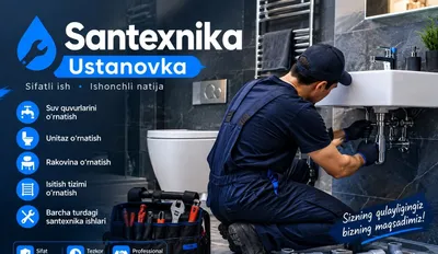 Santexnika ornatib beramiz