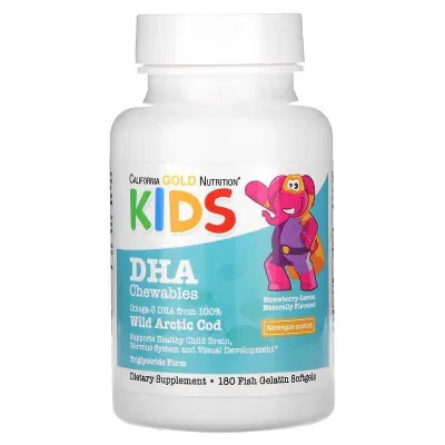 California Gold Kids DHA Arctic Cod Omega-3s Kids DHA Liquid DHA 1