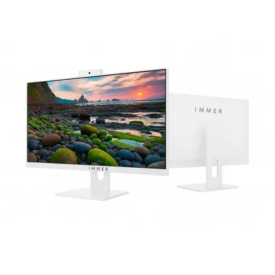 Monoblok IMMER AIO B2421W-H610 WHITE 23,8 FHD IPS 60Hz Webcamera wifi