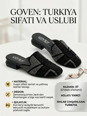 tapichka ayollar uchun 37 razmer 1
