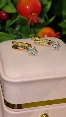 Серьги с бриллиантами 1