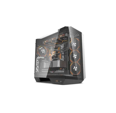 darkFlash DY470 Pro BLACK kompyuter korpusi (ATX, ventilyatorsiz) 1