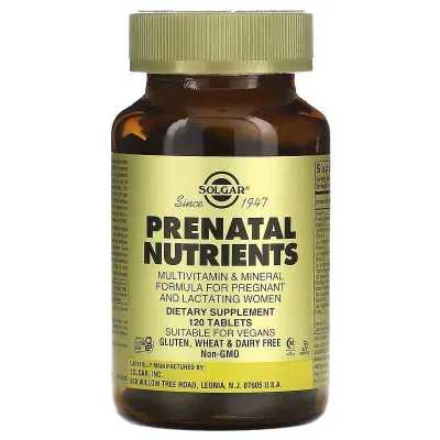 Solgar, Prenatal Nutrients, 120 ta tabletka 1