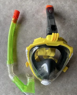 Snorkling to‘plami: KMT niqobi (to‘liq yuz uchun) + Seako trubkasi 1