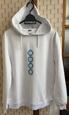 Худи белое, абсол. новое, разм. L-XL 1