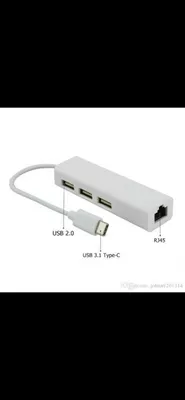 Yetkazib berish! Viloyatlarga ham, type-c > lan tarmoq adapteri, 3 ta USB port 1