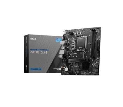 ; MSI PRO H610M-E DDR5 LGA1700 anakart 1