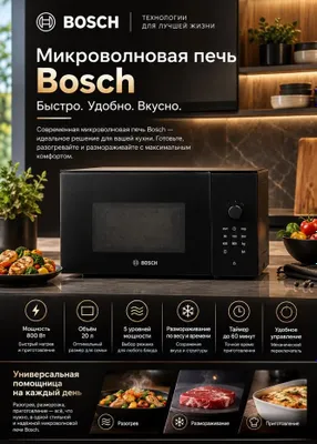 Микроволновая печь Bosch BFL524MB0