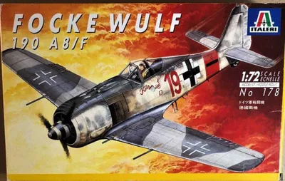 Focke-Wulf Fw 190 A8 samolyotining yig‘ma modeli (Italeri, 1/72) 1