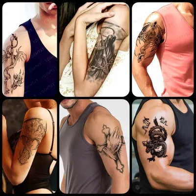 Vaqtinchalik tatuirovka. Tatuirovka ko‘rinishidagi xavfsiz body-art rasmi. 1