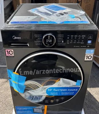 Сушильная машина Midea 10 кг MD210H100WDB/T Inverter Heat Pump Wi-Fi 1