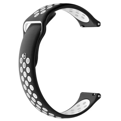 Amazfit, Haylou, Samsung, Huawei uchun 22 mm qora tasma