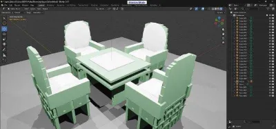 Mebel va interyerlarni 3D modellashtirish | Blender | Buyurtma asosida 1