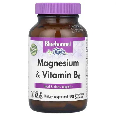 Bluebonnet Magnesium magniy va B6 1