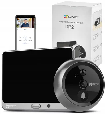 Mini Smart Domofon | Ezviz DP2 3MP | дверной глазок | мини домофон 1