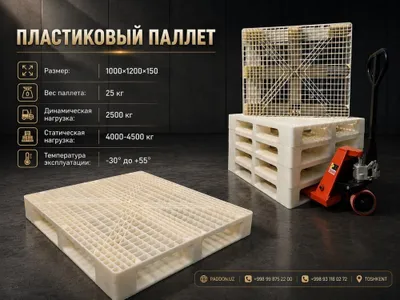 Plastik poddon, plastik pallet 1