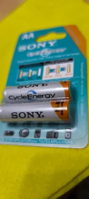 SONY — AAA CicleEnergy, AAA turidagi 4300 mA·soatlik qayta zaryadlanuvchi batareyalar 1