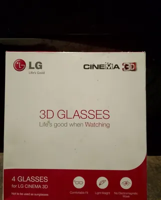 3D очки LG 4 штуки 1