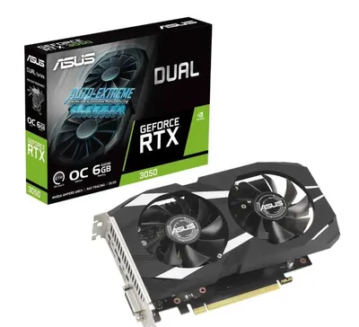 ASUS GeForce RTX3050-O6G DUAL videokartasi