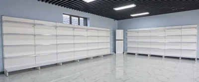 Стеллаж металлический торговый, торговые полки 1