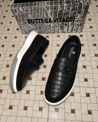 Bottega Vitacci — хитой фабричные кожаные мокасины 1