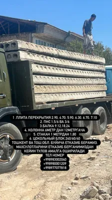 B/U beton plitalar, kalonna, sotiladi. 1