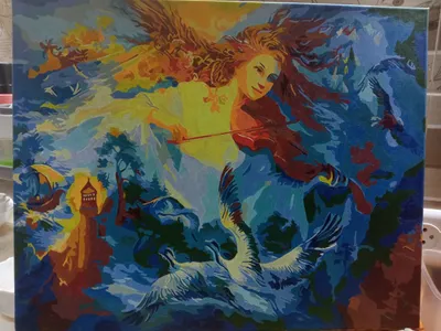 Raqamlar bo‘yicha tayyor rasm
