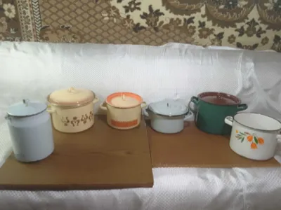 Кастрюли эмаллированные 1