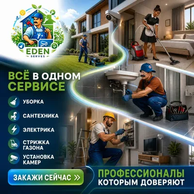 EDEN SERVIS — obyektlarga professional xizmat ko‘rsatish 1