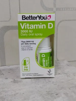Vitamin D3 BetterYou 3000 IU sprey (Angliya) Mana 1️⃣ aniq narx bilan 1