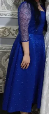 Ko‘k rangli kechki ko‘ylak 1
