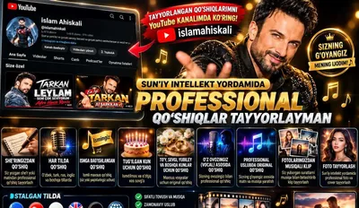 qoshiq va Rasim yaratish Sheringizdan qoshiq klip info grafi 1