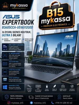 ASUS ExpertBook B3605CCA-U516512G0D • Доставка • Новый