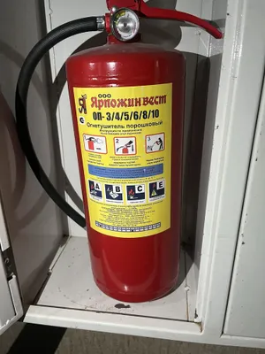 Огнетушитель порошковый