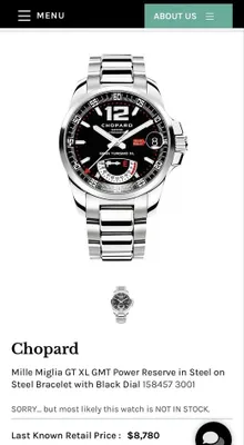 CHOPARD original swiss 1