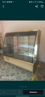 Tort va pishiriqlar uchun muzlatkich-vitrina sotiladi 1