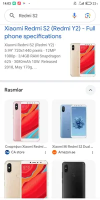 Redmi S2, память 64 ГБ