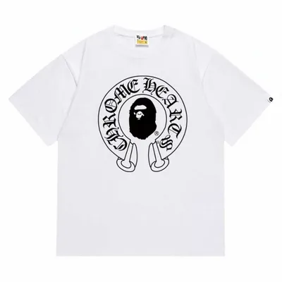 Оверсайз-футболка Chrome Hearts x A Bathing Ape (BAPE) 1