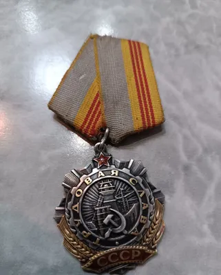 Орден трудовой славы 3 степени 1