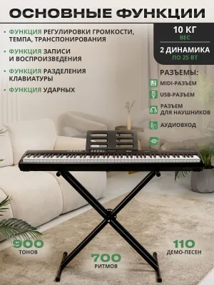 Электронное пианино синтезатор