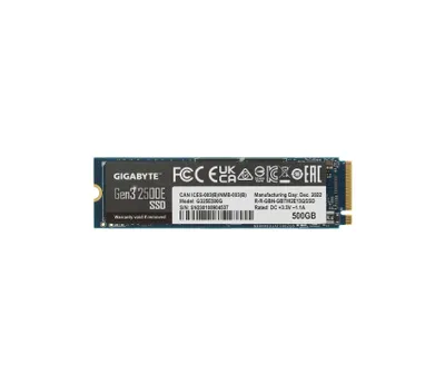 - Твердотельный накопитель SSD M.2 500GB Gigabyte Gen4 2500E NVMe 1